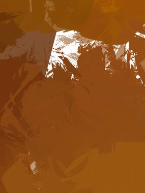 Renkli fırça darbelerinin 2B çizimi. Dekoratif doku resmi. Canlı boya desenli arka plan. Kaotik fırça darbeleri resim.