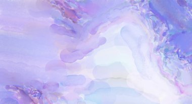 Yumuşak suluboya duvar kağıdı. Hafifçe fırçalanmış renkleri olan sanatsal bir resim. Pastel renkler arkaplana dokunmuş. Soyut duvar sanatı..