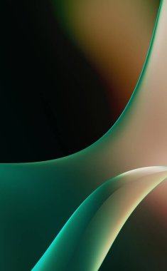 Soyut arkaplan. Değişken renk değişim dalgaları, dinamik hareketlerle. Işık dalgalarının neon renkli soyut tasarımı. Duvar kağıdı, afiş, arkaplan, kart, kitap illüstrasyonu, web sitesi.