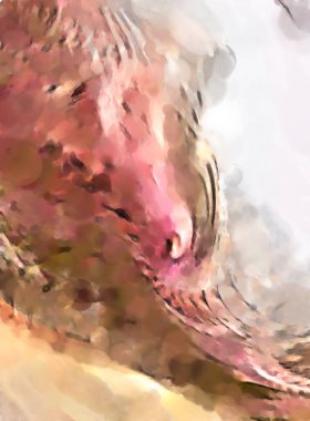 Modern sanat. Renkli çağdaş sanat eserleri. Renkli boya darbeleri. Soyut arkaplanda fırça darbeleri. fırça boyası.