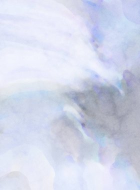 Alkol mürekkebini andıran rahatlatıcı fırça darbelerinin modern resmi. Poster, duvar sanatı, afiş, kart, kitap kapağı veya ambalaj için pastel renkli suluboya resim.