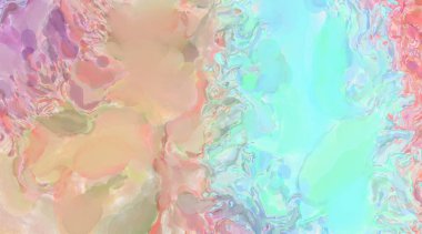 2D çizim. Sanatsal arkaplan resmi. Tablo üzerinde soyut resim. Çağdaş sanat. El yapımı resim. Renkli doku. Modern sanat eserleri. Yüzeyde suluboya fırça darbeleriyle boyama.