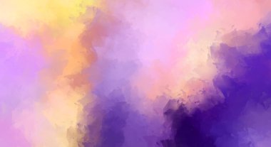 Yaratıcı soyut resim. Artistik fırça darbeleriyle donatılmış. Renkli ve canlı bir illüstrasyon. boyalı sanat.