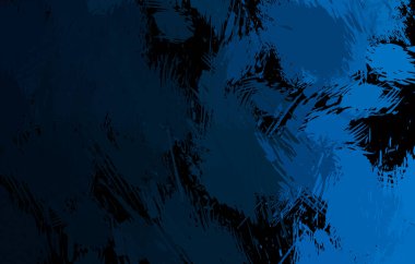 Vahşi fırça darbeleriyle yaratıcı soyut resim. Artistik fırça darbeleriyle donatılmış. Renkli ve canlı bir tasvir. Boyalı sanat.