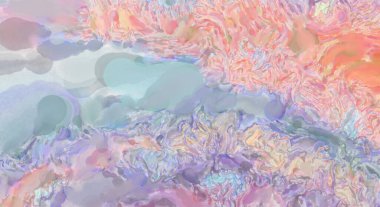 2D çizim. Sanatsal arkaplan resmi. Tablo üzerinde soyut resim. Çağdaş sanat. El yapımı resim. Renkli doku. Modern sanat eserleri. Yüzeyde suluboya fırça darbeleriyle boyama.