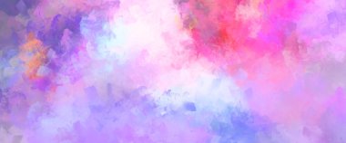 Sanatsal canlılık ve renkli duvar kağıdı. Taranmış Soyut Arkaplan. Fırça darbeli resim. 