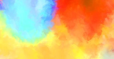 Modern sanat. Taranmış Boyalı Soyut Arkaplan. Fırça darbesi ile boyanmış. Boya darbeleri. 2B Görüntü.