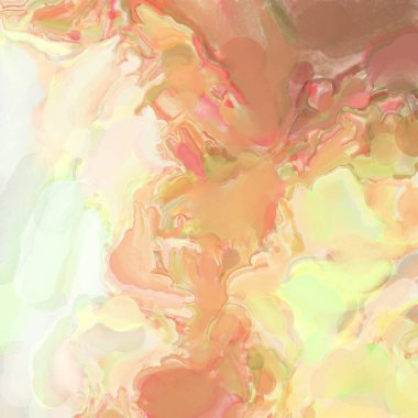 Soyut doku. Yüzeyde etkileyici el yapımı suluboya. Suluboya fırça darbeleri. Modern sanat. Çok renkli arkaplan. Çağdaş duvar sanatı. Renkli bir fon. 2d illüstrasyon.