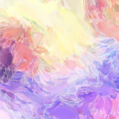 Çağdaş sanat. El işçiliğinin renkli dokusu. Modern resim. Yüzeyde suluboya vuruşlar. Sanatsal arkaplan resmi. Tablo üzerinde soyut resim. Fırça darbeleri. 