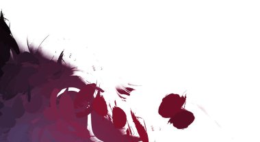 Taranmış Boyalı Soyut Arkaplan. Vahşi kaotik fırça darbeleri. Boya darbeleri. 2D İllüstrasyon. Fırça darbeli resim. 