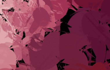 Vahşi fırça darbeleriyle yaratıcı soyut resim. Artistik fırça darbeleriyle donatılmış. Renkli ve canlı bir tasvir. Boyalı sanat.