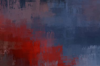 Çapraz vahşi fırça darbeleriyle arka plan. Renkli ve canlı bir tasvir. Boyalı sanat. Yaratıcı soyut resim.