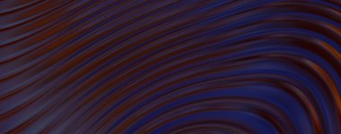 Soyut arkaplan. Renkli dalgalı yansıtıcı duvar kağıdı. Duvar kağıdı, afiş, arkaplan, kart, kitap kapağı veya web sitesi için grafiksel resimleme.