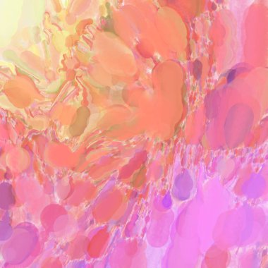 El yapımı sürreal soyut desenli suluboya. Modern sanatsal resim. 2D çizim. Arkaplan boyası karışımı. Yaratıcı duvar sanatı. Çağdaş sanat.