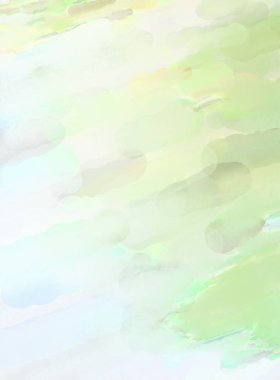 Modern fırça darbeleri. Pastel renklerde suluboya resim. Poster, duvar sanatı, afiş, kart, kitap kapağı veya ambalaj için sakinleştirici kompozisyonun yumuşak renkli çizimi. 