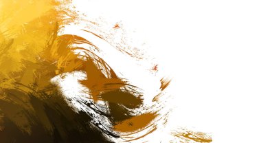 Taranmış Boyalı Soyut Arkaplan. Vahşi kaotik fırça darbeleri. Boya darbeleri. 2D İllüstrasyon. Fırça darbeli resim. 