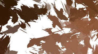 Renkli fırça darbelerinin 2B çizimi. Dekoratif doku resmi. Canlı boya desenli arka plan. Kaotik fırça darbeleri resim.