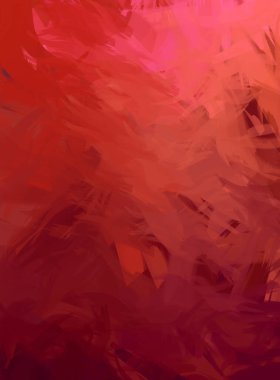 Renkli fırça darbelerinin 2D çizimi. Dekoratif desenli resim. canlı boya desenli arkaplan.