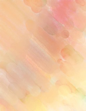 Pastel renklerde suluboya resim. Poster, duvar sanatı, afiş, kart, kitap kapağı ya da ambalaj için rahatlatıcı kompozisyonun yumuşak renkli çizimi. Modern fırça darbeleri resim.