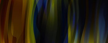 Soyut arkaplan. Renkli dalgalı tasarım duvar kağıdı. yaratıcı grafik 2D çizim. Dinamik şekilli modaya uygun sıvı örtüsü.