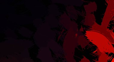 Canlı fırça darbeleriyle boyanmış. Renkli desenli resim. Fırçalanmış duvar kağıdını boya.