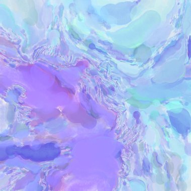 Çağdaş sanat. El işçiliğinin renkli dokusu. Modern resim. Yüzeyde suluboya vuruşlar. Sanatsal arkaplan resmi. Tablo üzerinde soyut resim. Fırça darbeleri. 