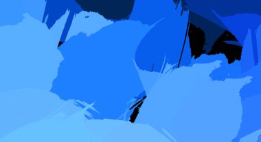 Sanatsal soyut arkaplan. Doku boyalı duvar kağıdı. Boya darbeleriyle yaratıcı bir illüstrasyon. Fırça desenli resim.