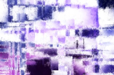 Modern sanat. Renkli çağdaş sanat eserleri. Renkli boya darbeleri. Soyut arkaplanda fırça darbeleri. Fırça boyası. Eşsiz duvar sanatı.