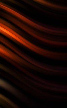 Siyah arka planda renkli düz çizgiler. Sıvı ve sıvı renkli dalgalar karanlıkta akıyor. Duvar kağıdı, afiş, arkaplan, kart, kitap, kapak, poster, afiş, broşür