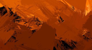 Sanatsal soyut arkaplan. Doku boyalı duvar kağıdı. Boya darbeleriyle yaratıcı bir illüstrasyon. Fırça desenli resim.