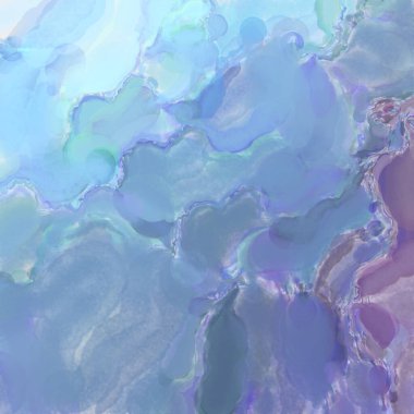 Çağdaş sanat. El işçiliğinin renkli dokusu. Modern resim. Yüzeyde suluboya vuruşlar. Sanatsal arkaplan resmi. Tablo üzerinde soyut resim. Fırça darbeleri. 