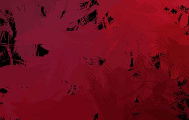 Vahşi fırça darbeleriyle yaratıcı soyut resim. Artistik fırça darbeleriyle donatılmış. Renkli ve canlı bir tasvir. Boyalı sanat.