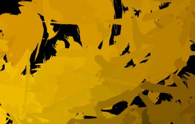 Vahşi fırça darbeleriyle yaratıcı soyut resim. Artistik fırça darbeleriyle donatılmış. Renkli ve canlı bir tasvir. Boyalı sanat.