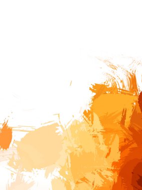 Taranmış Boyalı Soyut Arkaplan. Vahşi kaotik fırça darbeleri. Boya darbeleri. 2D İllüstrasyon. Fırça darbeli resim. 