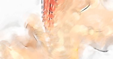 Modern sanat. Renkli çağdaş sanat eserleri. Renkli boya darbeleri. Soyut arkaplanda fırça darbeleri. fırça boyası.