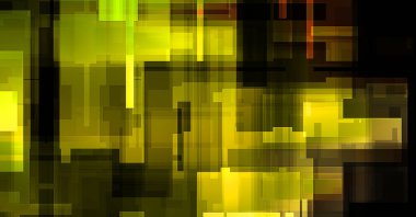 Fütürist soyut geometrik duvar kağıdı. Geometrik renkli şekiller. Dikdörtgen şekilli arka plan. Bir teknolojinin dijital illüstrasyonuName.