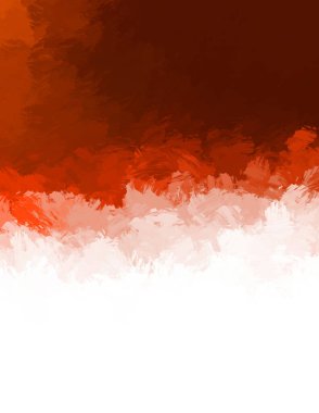 Canlı fırça darbeleriyle boyanmış. Renkli desenli resim. Fırçalanmış duvar kağıdını boya.