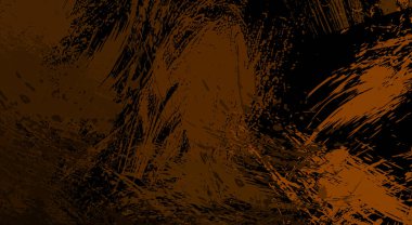 Sanatsal soyut arkaplan. Doku boyalı duvar kağıdı. Boya darbeleriyle yaratıcı bir illüstrasyon. Fırça desenli resim.