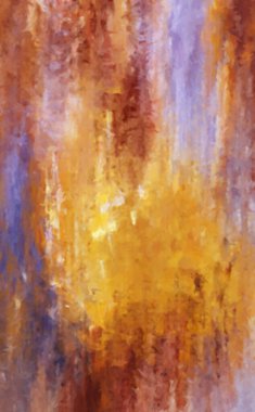 Modern sanat. Renkli çağdaş sanat eserleri. Renkli boya darbeleri. Soyut arkaplanda fırça darbeleri. Fırça boyası. Eşsiz duvar sanatı.