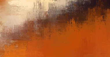 Çapraz vahşi fırça darbeleriyle arka plan. Renkli ve canlı bir tasvir. Boyalı sanat. Yaratıcı soyut resim.