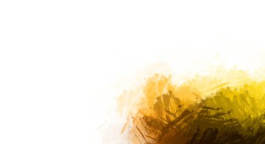 Modern sanat. Taranmış Boyalı Soyut Arkaplan. Fırça darbesi ile boyanmış. Boya darbeleri. 2B Görüntü.