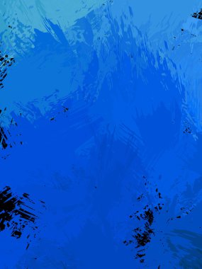 Duvar sanatı Eşsiz ve yaratıcı illüstrasyon. Fırça darbesi ile boyanmış. Renkli fırça darbelerinin soyut arkaplanı. Fırçalanmış canlı duvar kâğıdı. Boyalı sanatsal yaratım.