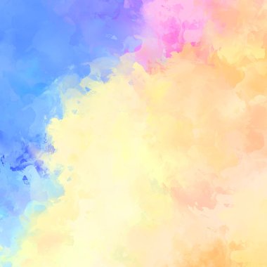 Duvar sanatı Eşsiz ve yaratıcı illüstrasyon. Fırça darbesi ile boyanmış. Renkli fırça darbelerinin soyut arkaplanı. Fırçalanmış canlı duvar kâğıdı. Boyalı sanatsal yaratım.