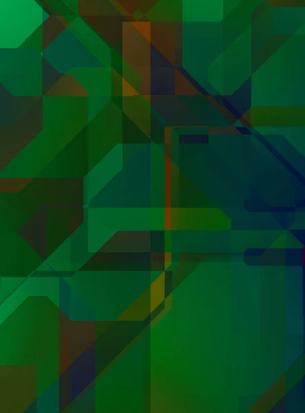 Capas Formas Geométricas Coloridas Vibrantes Ilustración Digital Diseño Tecnológico Plantilla — Foto de Stock
