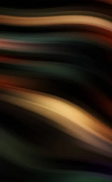 Värikäs Sileä Linjat Mustalla Taustalla Nestemäiset Nesteen Elinvoimaiset Väriaallot Virtaavat — kuvapankkivalokuva