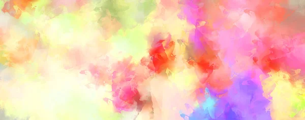 Creative Abstract Painting Background Artistic Brush Strokes Colorful Vibrant Illustration — Stock Photo, Image