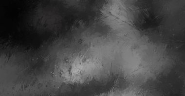 Canlı fırça darbeleriyle boyanmış. Renkli desenli resim. Fırçalanmış duvar kağıdını boya.