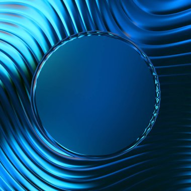 Soyut çerçeveli arkaplan. Renkli, canlı, dalgalı bir duvar kağıdı. Merkezi çerçeveli yaratıcı grafik 2d çizim. Dinamik şekilli modaya uygun sıvı örtüsü.