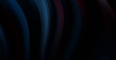 Siyah arka planda renkli düz çizgiler. Sıvı ve sıvı renkli dalgalar karanlıkta akıyor. Duvar kağıdı, afiş, arkaplan, kart, kitap, kapak, poster, afiş, broşür