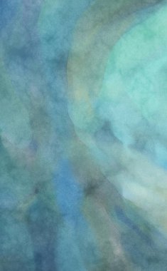 El yapımı sürreal soyut desenli suluboya. Modern sanatsal resim. 2D çizim. Arkaplan boyası karışımı. Yaratıcı duvar sanatı. Çağdaş sanat